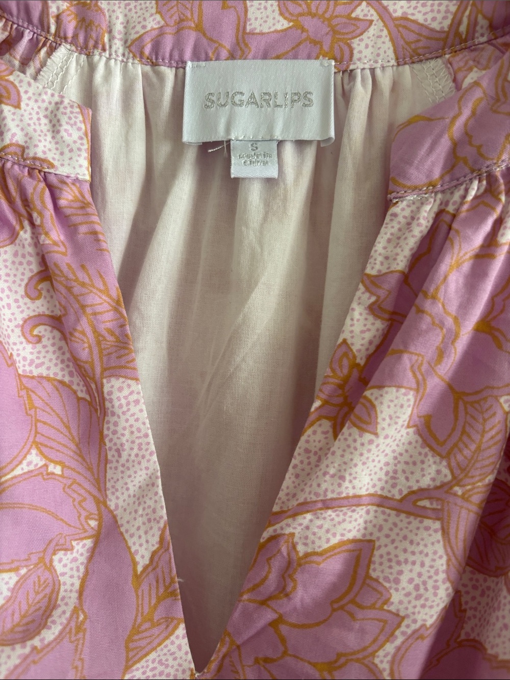 Sugarlips Pink Floral Tie-Waist Mini Dress - Picture 8 of 10